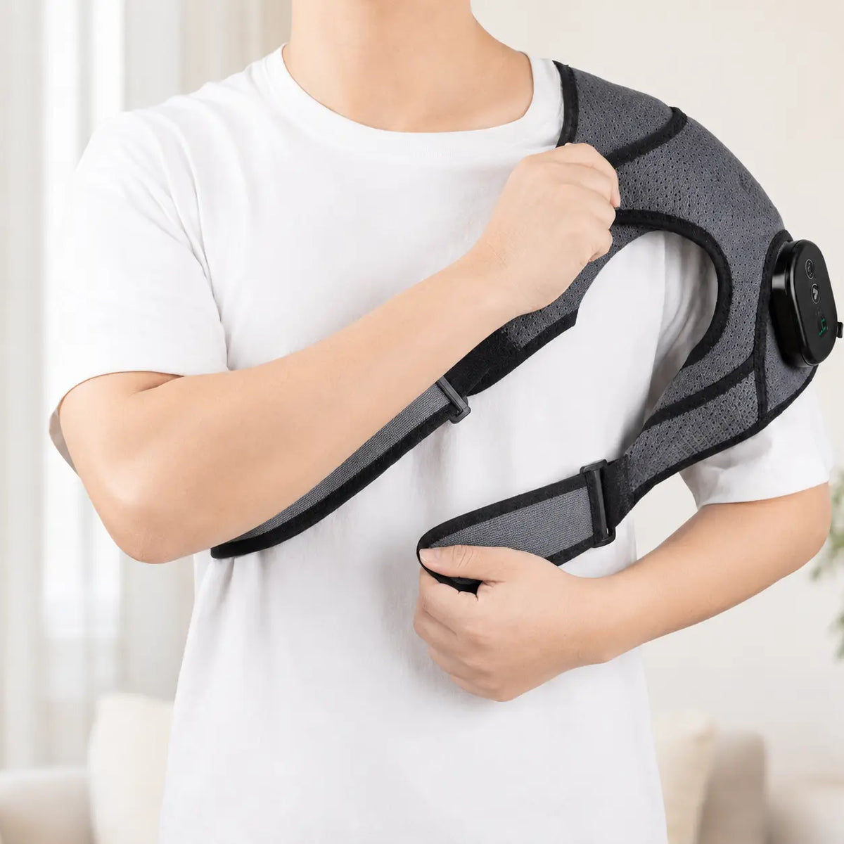 Strap it over your shoulder.